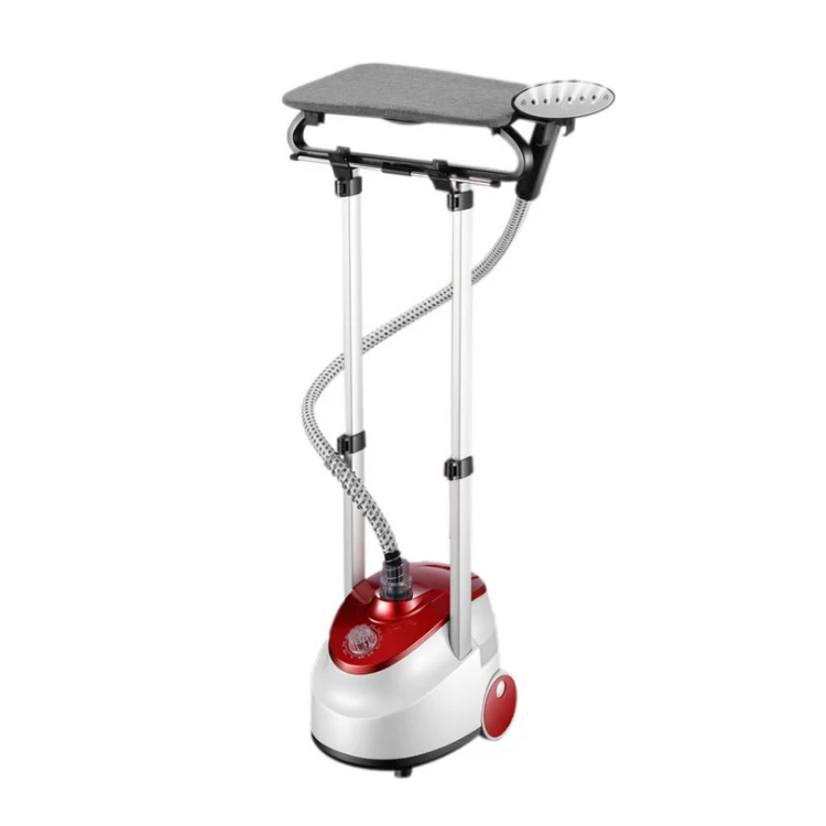 Supply Multi-functional  double poles  iron  standing handheld handy steamer vertical garment steamer for clothes