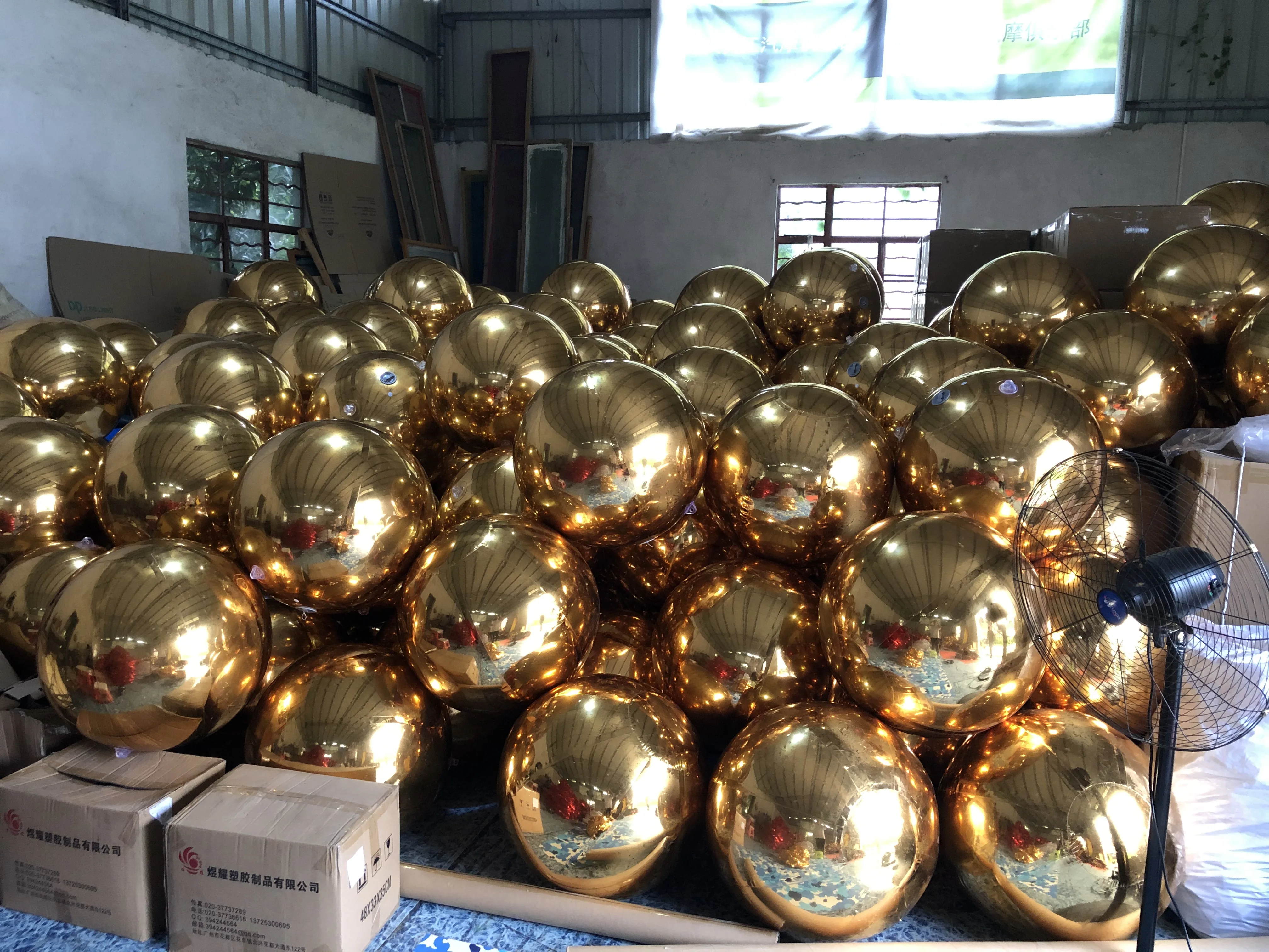 Wholesale PVC Inflatable Shiny Mirror Ball Giant Rainbow Balloon Model Event Hanging Decoration Air Balls for Party