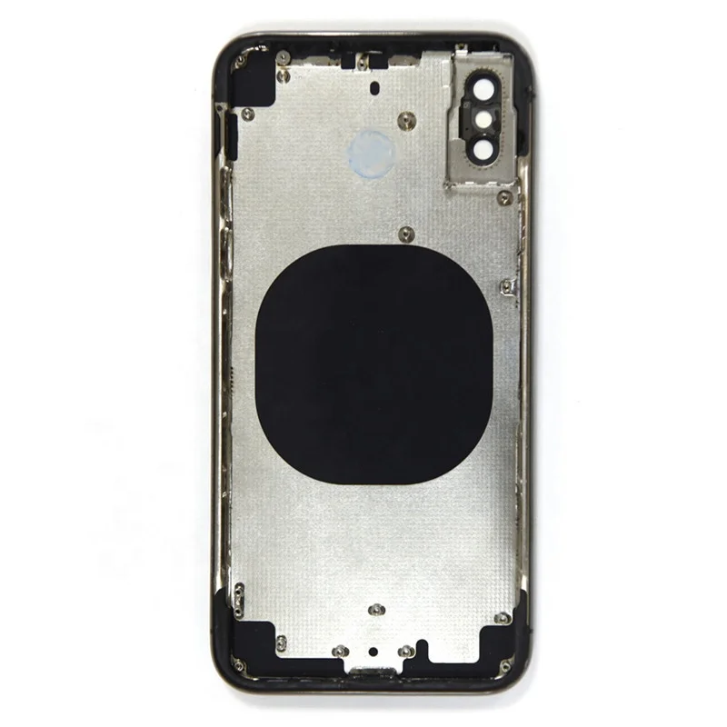 Задняя крышка батарейного отсека для мобильного телефона Iphone X XS Max XR, полноразмерная средняя рамка с логотипом на заказ