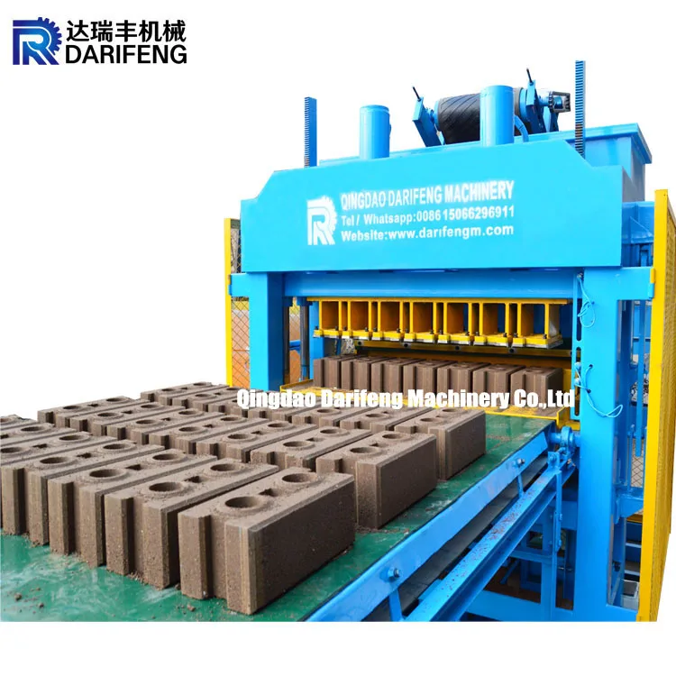 China Manufacturer DF7-10 Hydraulic Clay Adobe Brick Making Machine for Sale in Pakistan