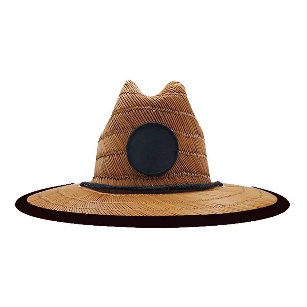 Оптовая продажа, мужская летняя окрашенная коричневая пляжная шляпа от солнца Shangyi