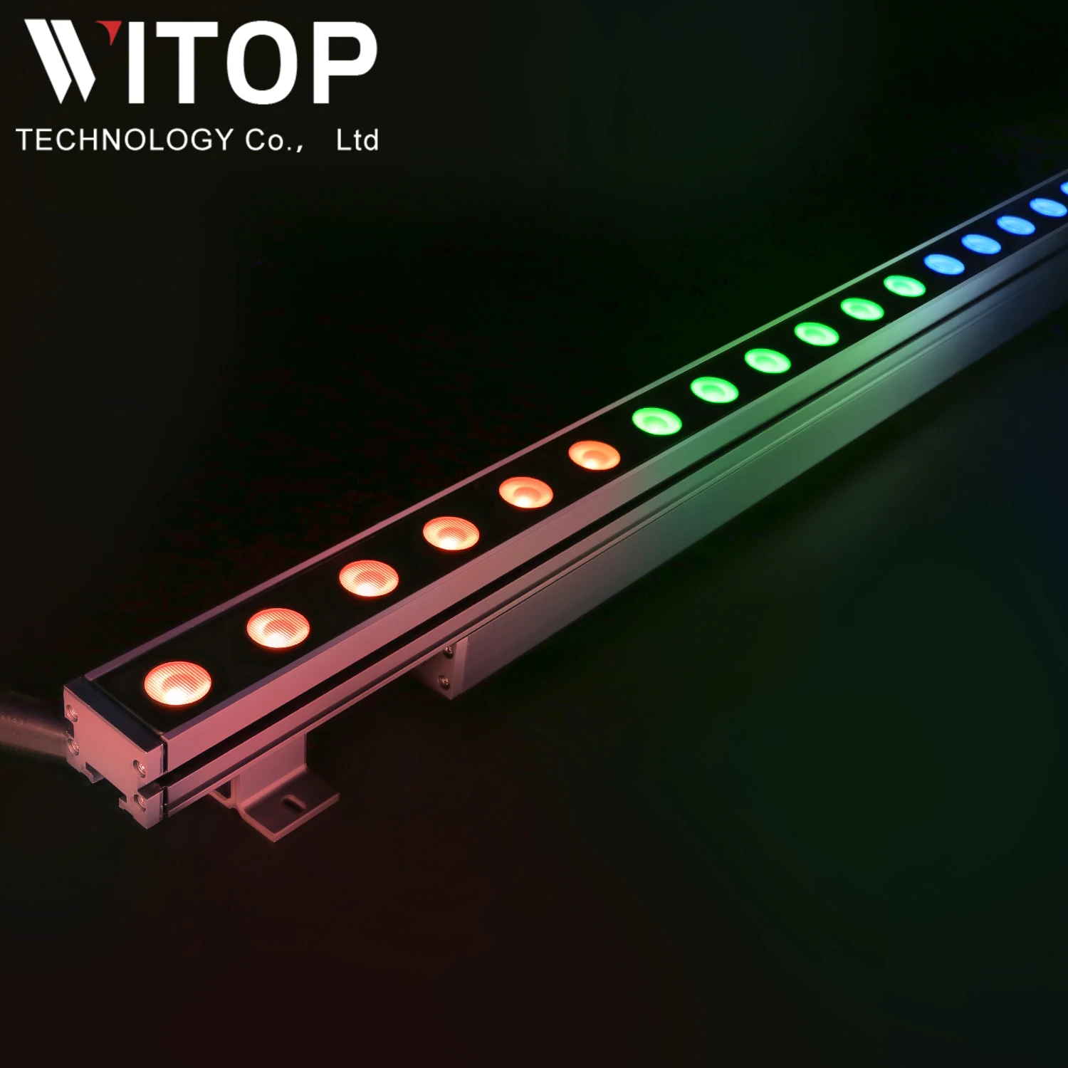 Outdoor waterproof linear LED wall washer DMX controlled garden bridge decoration building wall landscape lighting wall washer