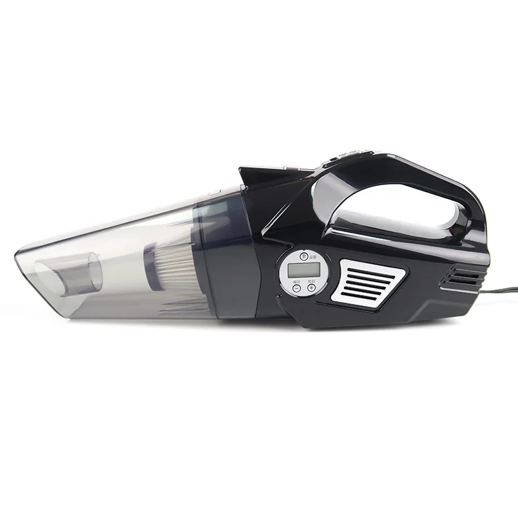 Digital display 2022 Hot Sale New Product 4 in1 High Suction 12V Wet and Dry Cord Cordless Portable Car Vacuum Cleaner