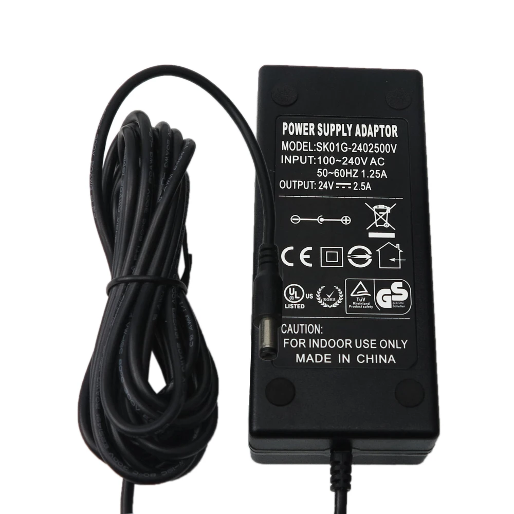 universal ac dc 24v 2.5a desktop power supply charger 60w adapter for Laptop adapter