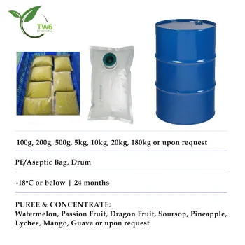 High Quality Avocado Concentrated Avocado Puree For Drink From Vietnam Factory
