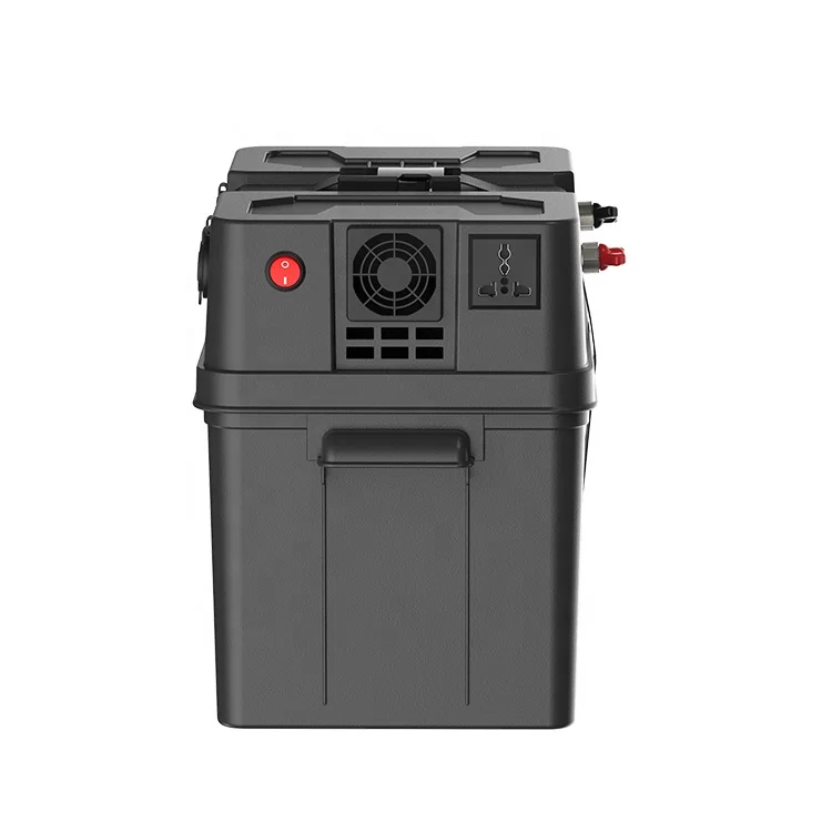 12V 24V Caravan Marine Outdoor Camping Travel Waterproof Battery Box 110V Output voltage Power bank with 500W Inverter