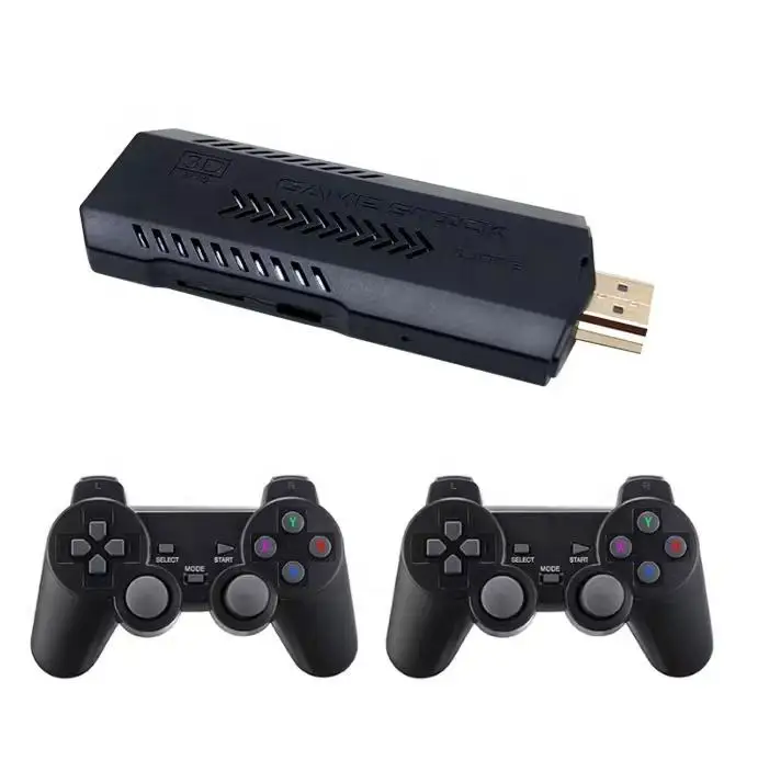 GD10 Game Stick X2 Plus Retro 4K Video Game Console For N64 2.4G Wireless Controllers HD 30000 Classic Games For PSP/N64/PS1