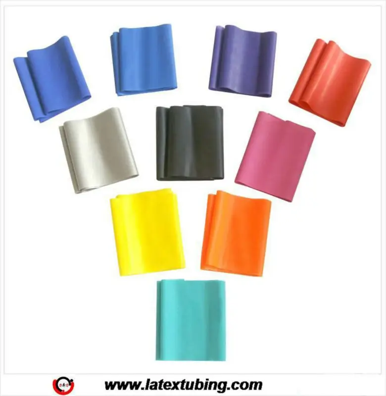 1.5m Gym Fitness Tubes Theraband Latex Stretch Flat Elastic Pilates Bands 30mm Thick 30mm Heavy Resistance Strips Workout Yoga