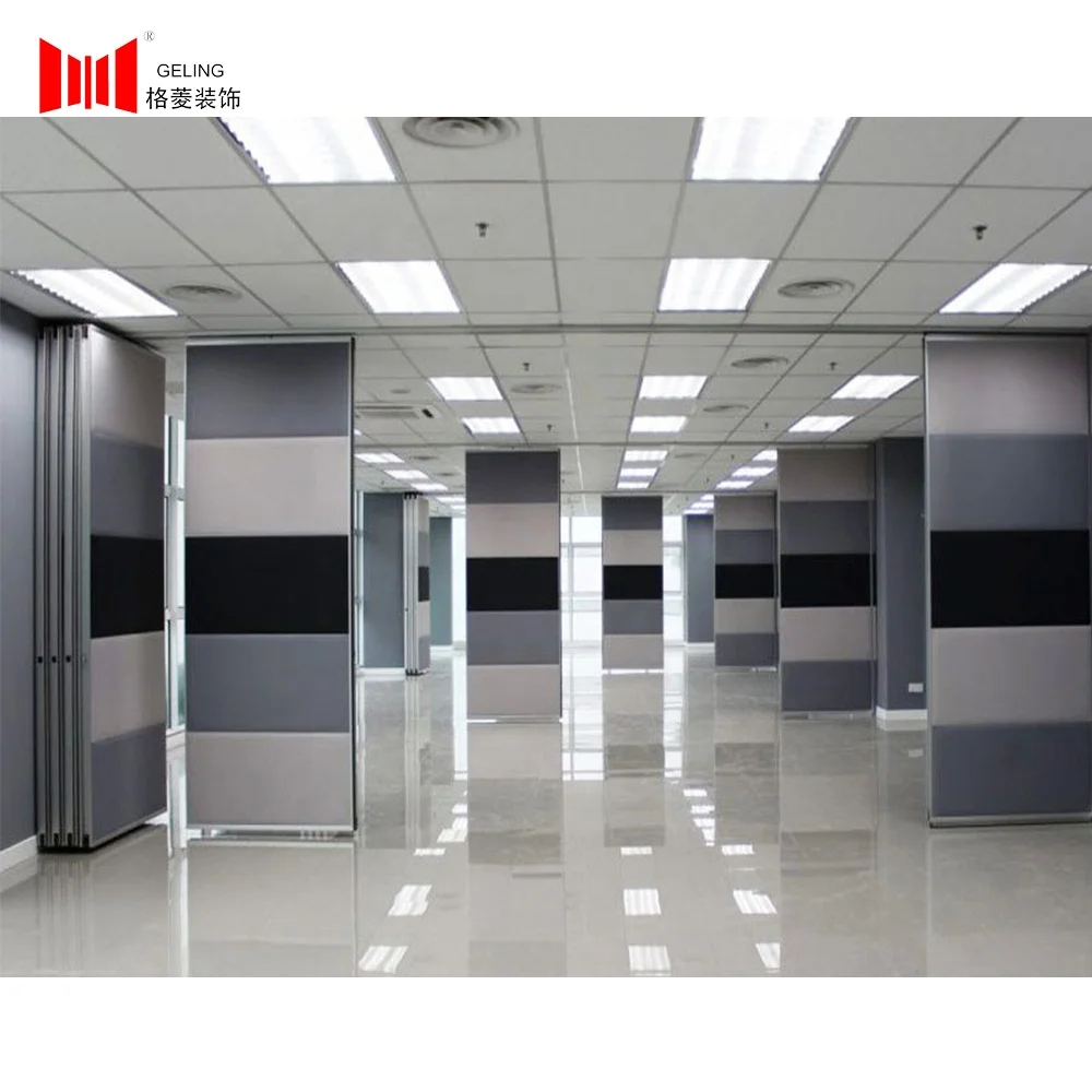 Customizable office conference room soundproof sliding folding partition conference room activity partition wall