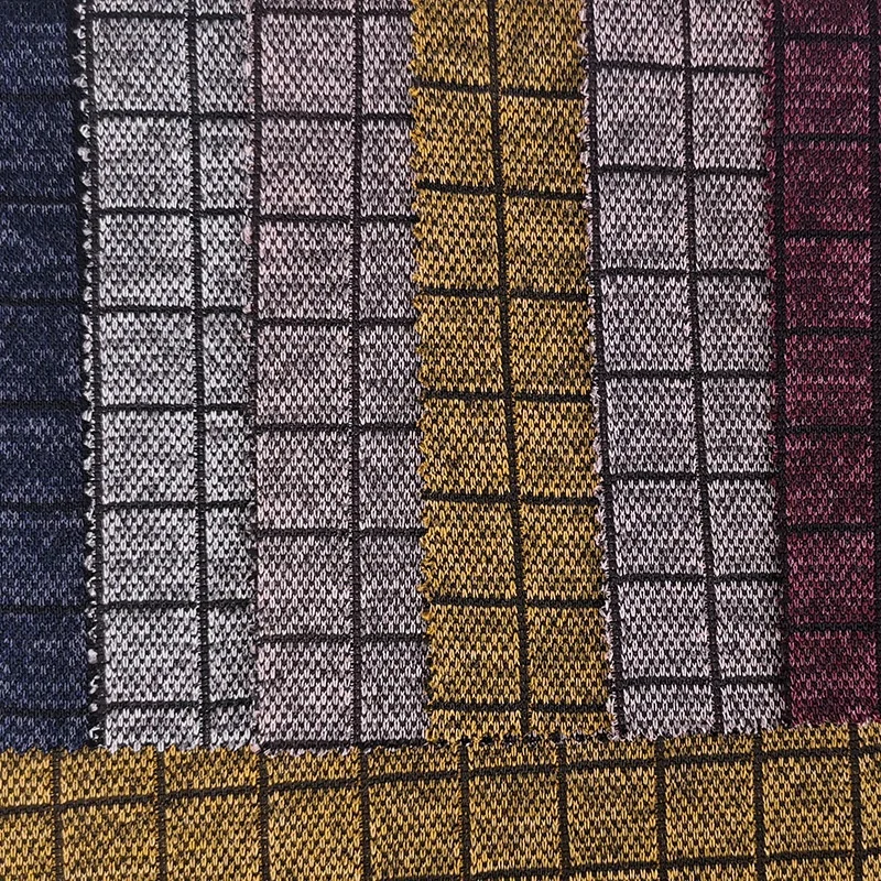  Жаккардовая трикотажная ткань для свитера ESSE TEXTILE T/R/SP ANGORA