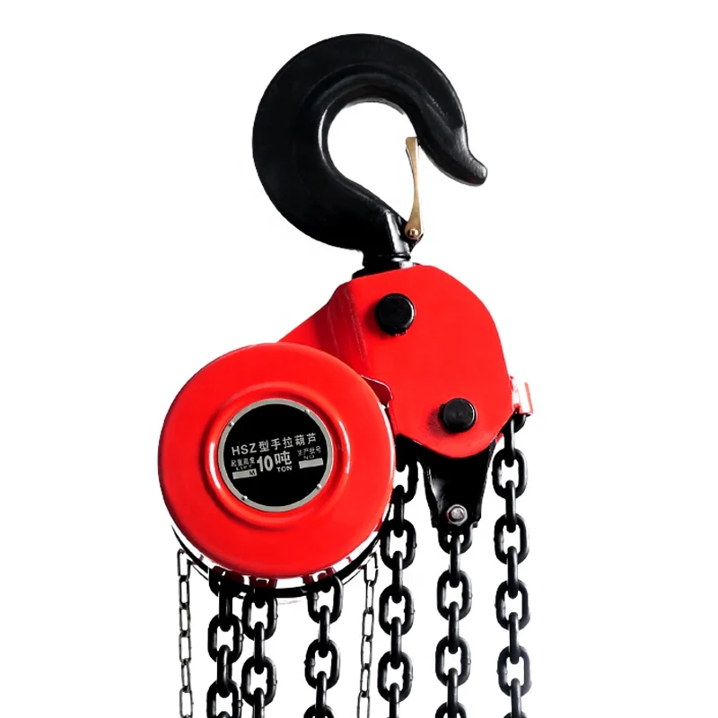 0.5-10 Ton Hand Operated Chain Pulley Block Chain Hoist Mini Crane Lift Manual Chain Hoist