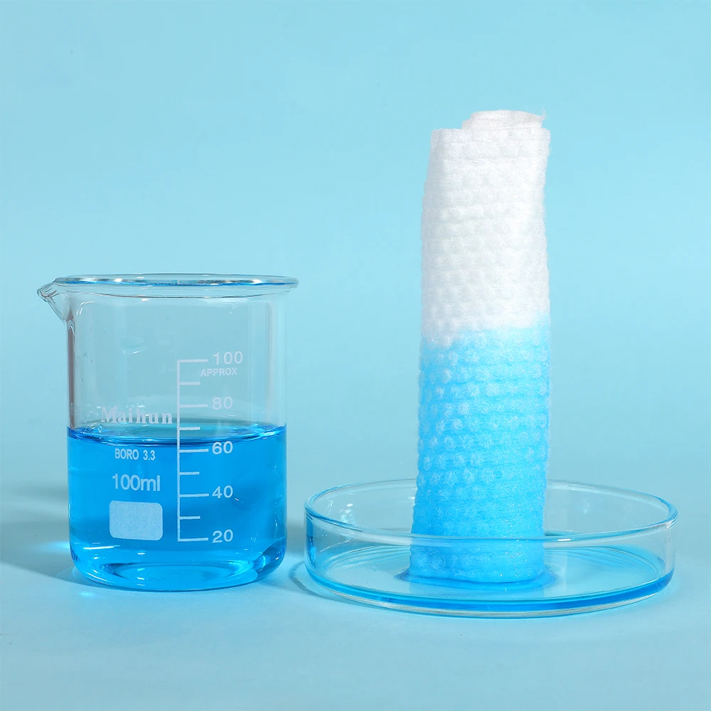 Factory customized wholesale beauty salon special 200g disposable face cleansing cotton towel roll non-woven face towel