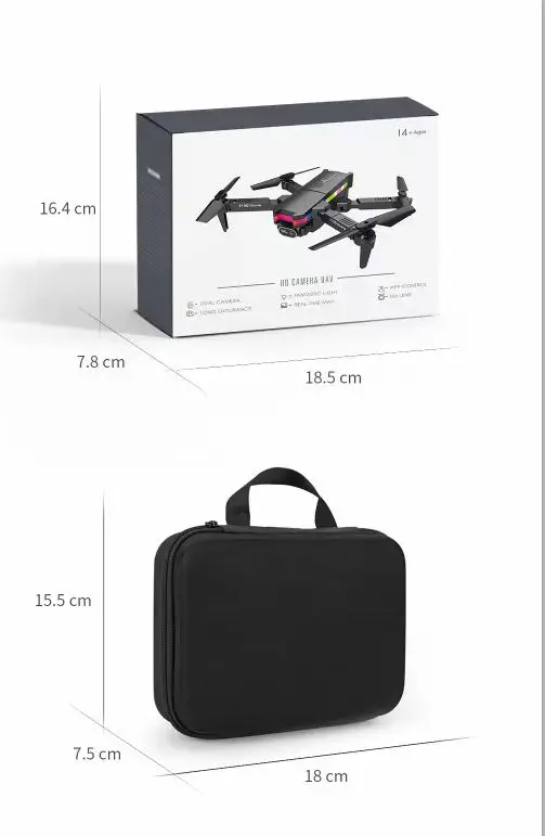New Quadcopter F190 WIFI FPV Drone With Wide Angle HD 4k interpolated Camera Height Hold RC Foldable Quadcopter Dron Gift Toy