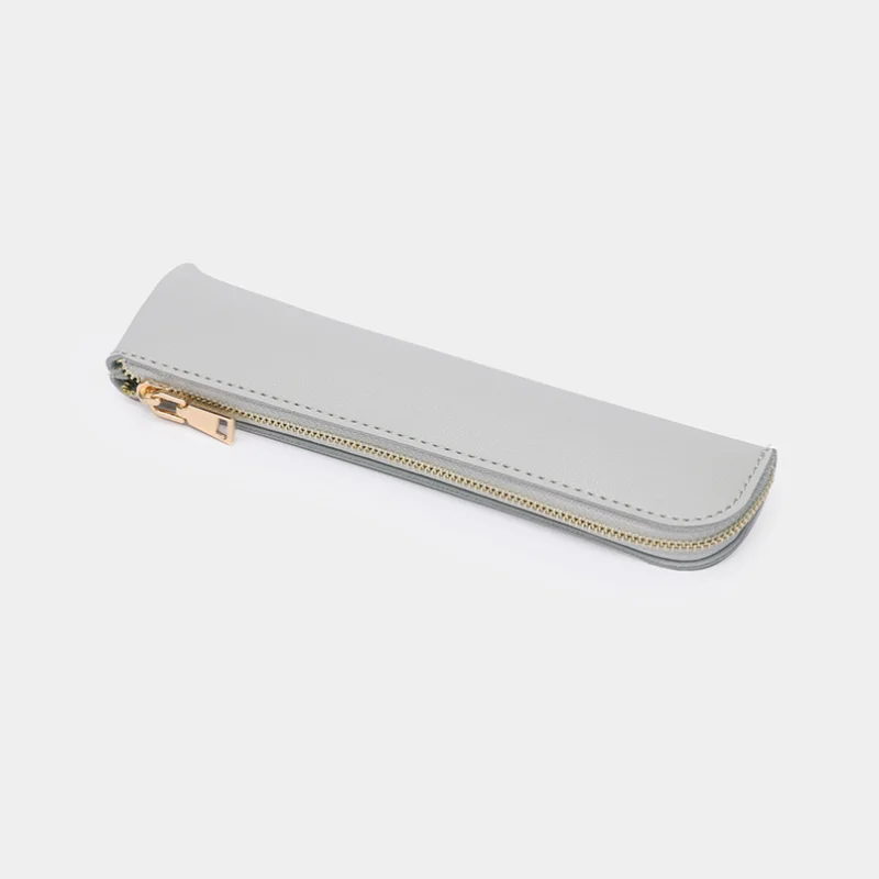 Hot Sale PU Leather Students Stationery Pen Pouch Durable Office Fountain Pen Bag Pencil Case For Girl