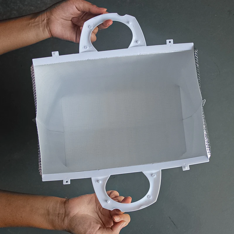 Aluminum foil epe cooler insulation plastic cooler bag