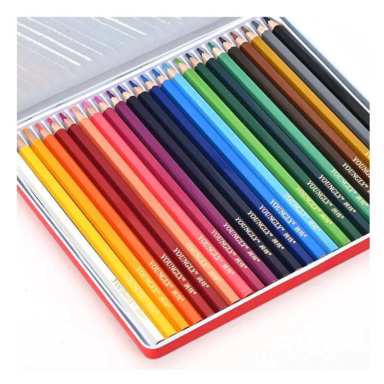 2021 New Customized Lead Size Rich Layers Colored Pencil For Professional Art Supplier