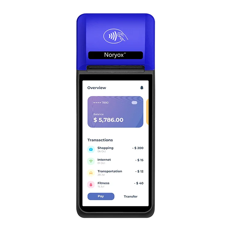 Superior Quality Handheld Card Reader Electronic Settlement System Portable Pos Machine Made in China Android Intel 4 Inch Hedao