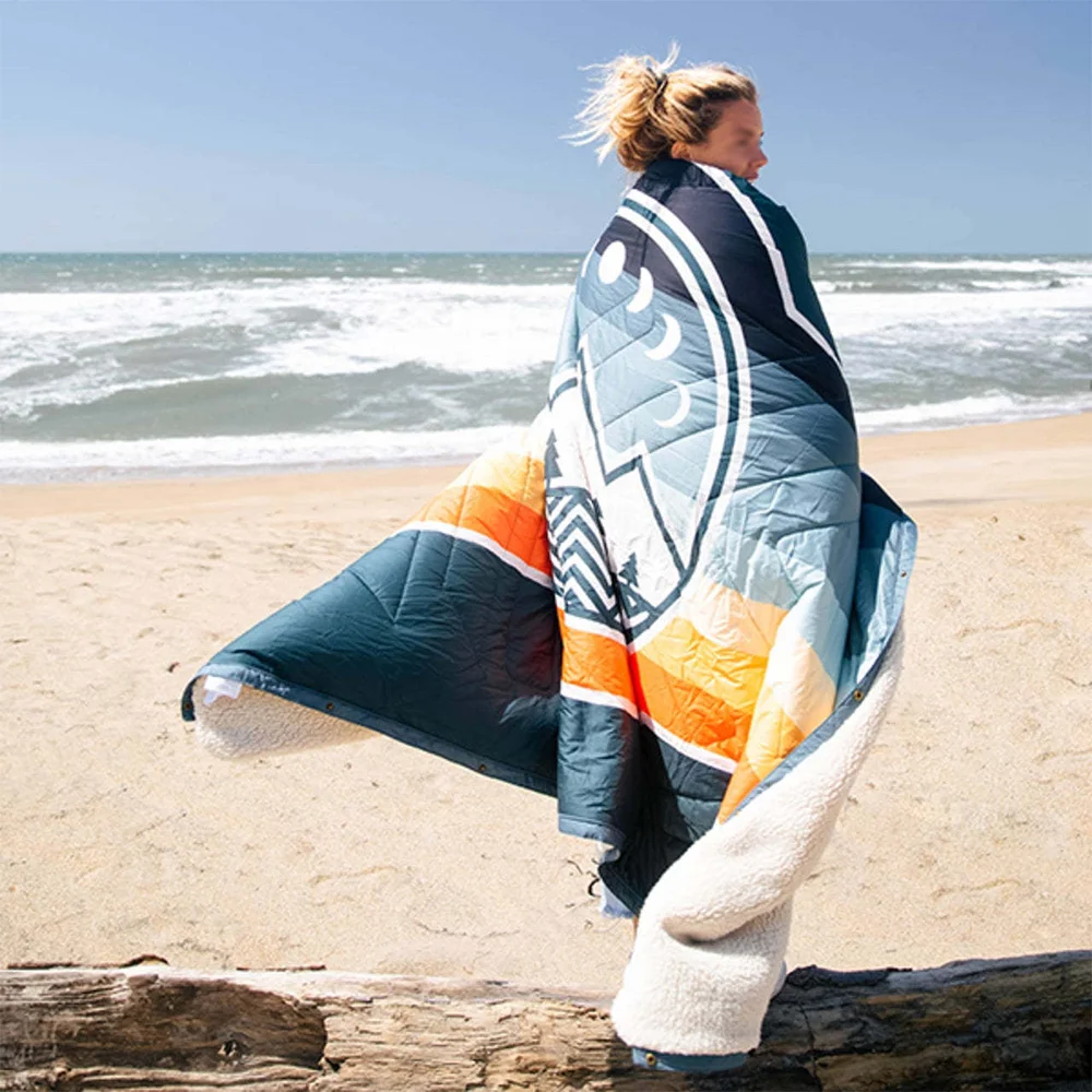 Одеяло из нейлона на заказ водостойкий коврик для кемпинга зимний теплый легкий походный гусиный пух одеяло