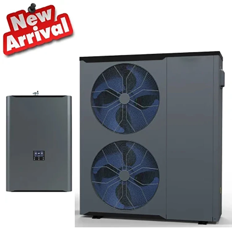 DC inverter monobloc evi water heater split system air to water heat pumps for central heating radiators