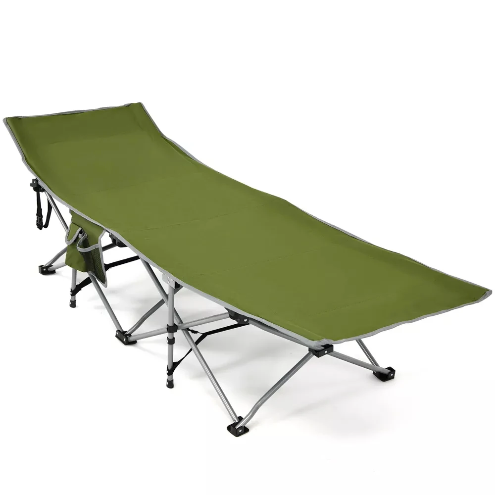 Premium Quality Portable Camping Cot Heavy Duty Office Sleeping Bed Lightweight Folding Outdoor Bed