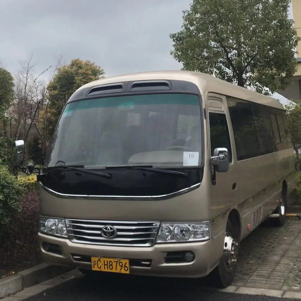 Used Toyot bus/ 2017  coaster city bus