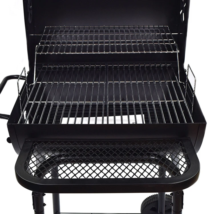 Wholesale Outdoor Travel Single Barrel Smoker Bbq Grill With Side Table