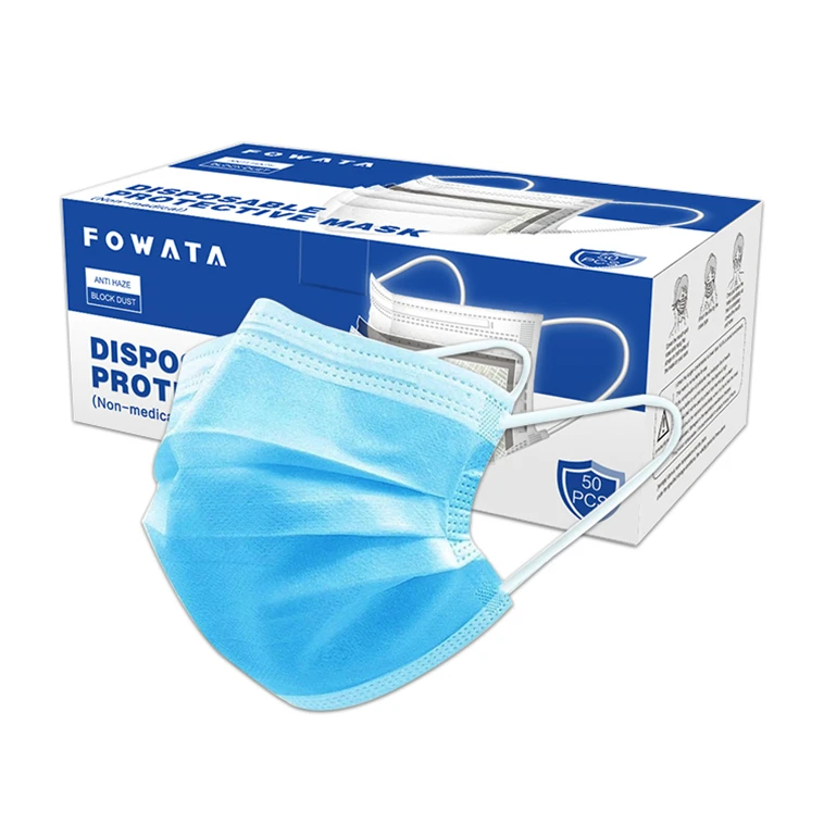 
High Quality Disposable Face Mask 3ply with Earloop 