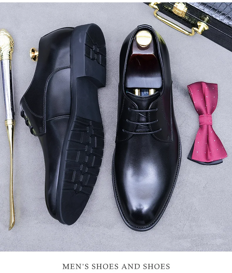 Мужские повседневные туфли в европейском стиле черные модные дизайнерские Роскошные из натуральной коровьей кожи на плоской подошве для мужчин