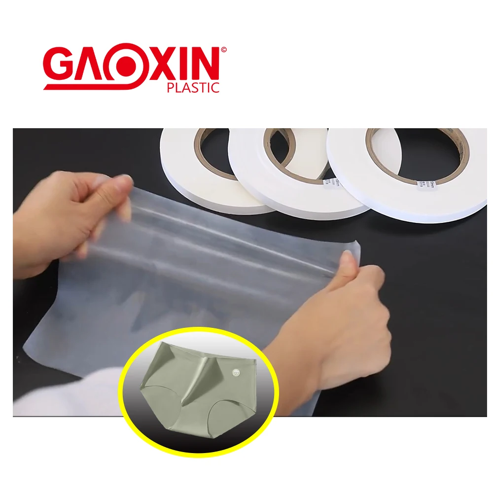 Double-Sided Adhesive Tape Press-on Patch Heat Melt Fabric Glue Fusible Adhesive for Bags garment fabric bonding