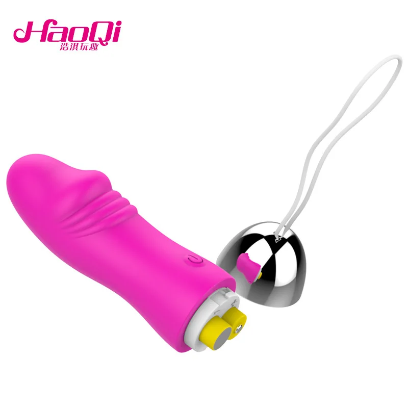 Adult sex Products Wireless Remote control silicone 12 frequency dildo shape pink small size vibrators