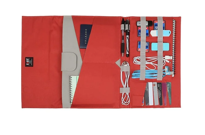 Whole sale high quality Fashion RFID flexo  books/tablet/ young  people electronic products and cable/ cards Storage Wallet