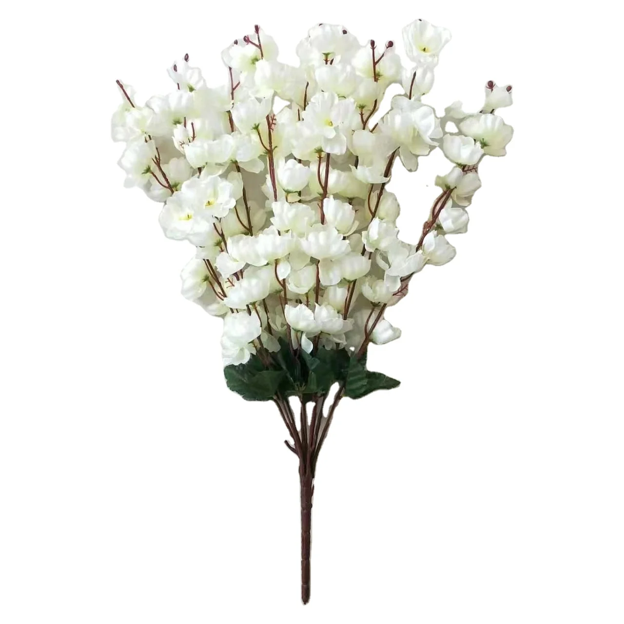 Lusiaflower высокое качество от производителя прямые продажи искусственных 9 вилок Цветка Персика свадебное украшение шелковые цветы
