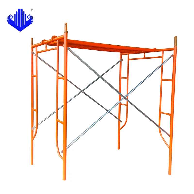 high-rise buildings tubular steel frame scaffol self climbing scaffolding system