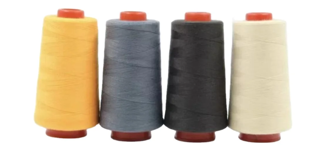 cotton sewing thread on cone