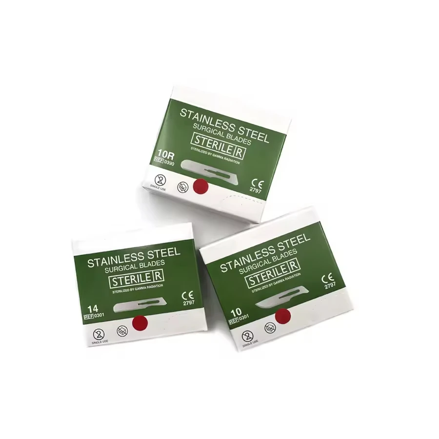 Professional Dermabrasion 10R Blades (Box of 100) Ultra Sharp Dermabrasion Blades