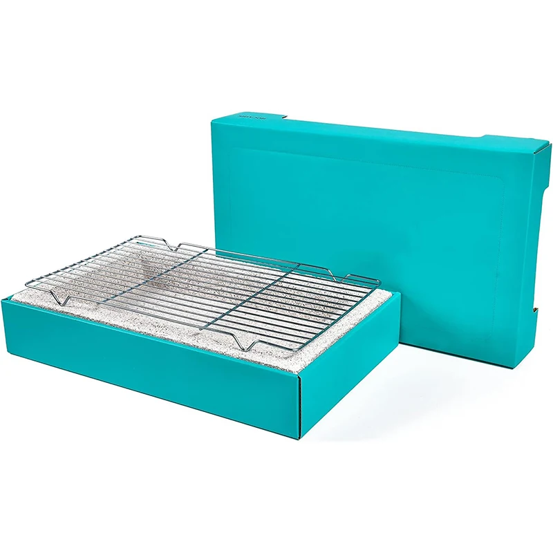 Disposable Charcoal Grill Camping and Tailgate Parties Small size Portable, Easy To Light, and Convenient