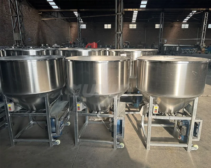 Factory Direct stainless steel Seed Coating Machine Granule Mixer Feed Mixer wet and dry dual-use