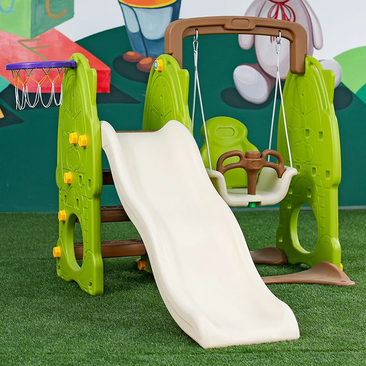 2022 New Type Educational Kindergarten Indoor Slide And Swing Set Playground