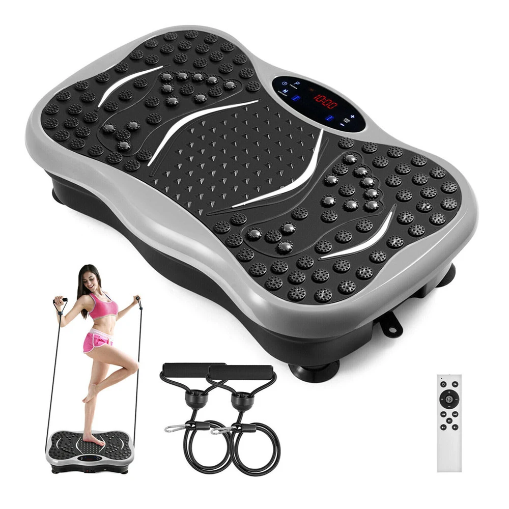 Weight Loss Vibration Machine Vibration Plate Exercise Machine Whole Body Vibration Plates With Resistance Bands