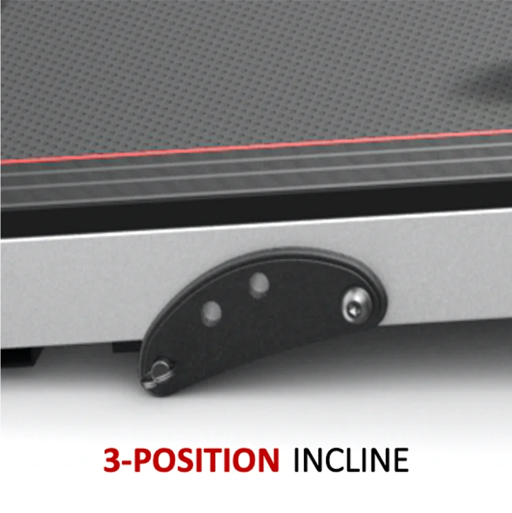 SuperMove 2.0HP home running machine max user weight 100KG foldable electric treadmill 3-level manual incline