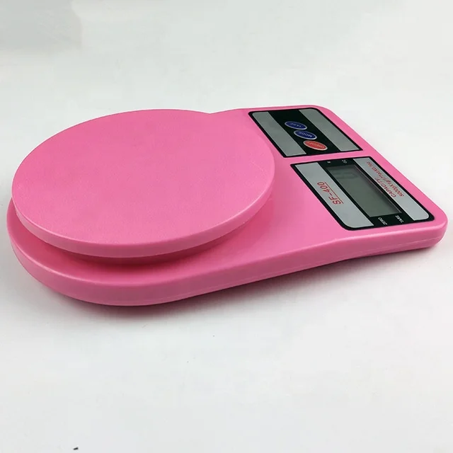 
Foldable Portable Kitchenware Kitchen Digital Weight Scale, Plastic SF-400 10kg Food Scale 