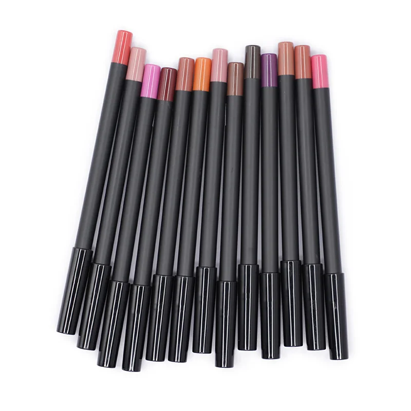 OEM Cosmetic Lip Liner Best Selling Waterproof  Private Label 3 in 1 cream Lip Liner Pencil