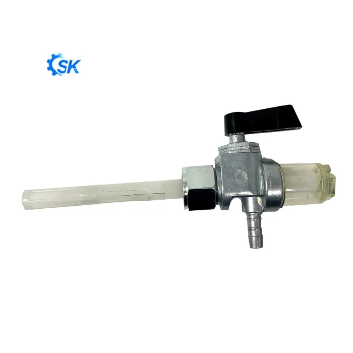 SK-FU066 Motorcycle Parts Scooter Parts Simson Fuel Coke S51F High Quality Fuel Tap for Simson White 48V Sk Touring Motorcycles