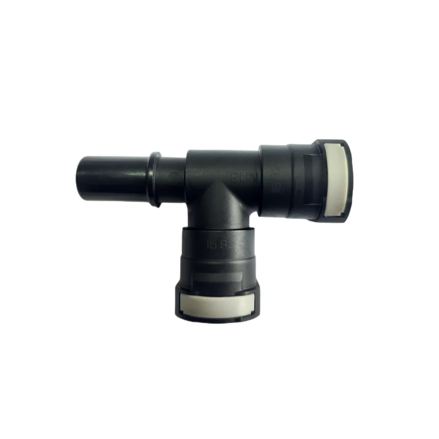 Automobile Hose Line Connection Used on Fuel Injection Systems With SAE 5/8 in 15.82 T-Type Tee Quick Connector
