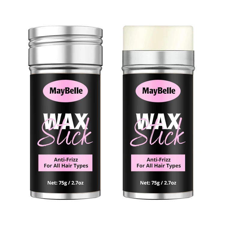 Non Sticky Hair Styling Wax Frizzy Control Flake Free Edge Control Hair Wax Stick Extra Hold