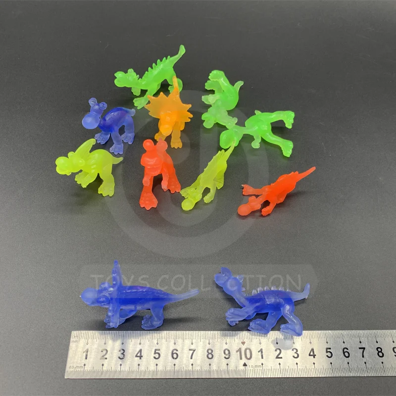 Dinosaur Toy TPR Soft Animal Stretchy Skeleton Toys Dino. For 50 55MM 2 Inch Capsule Toys