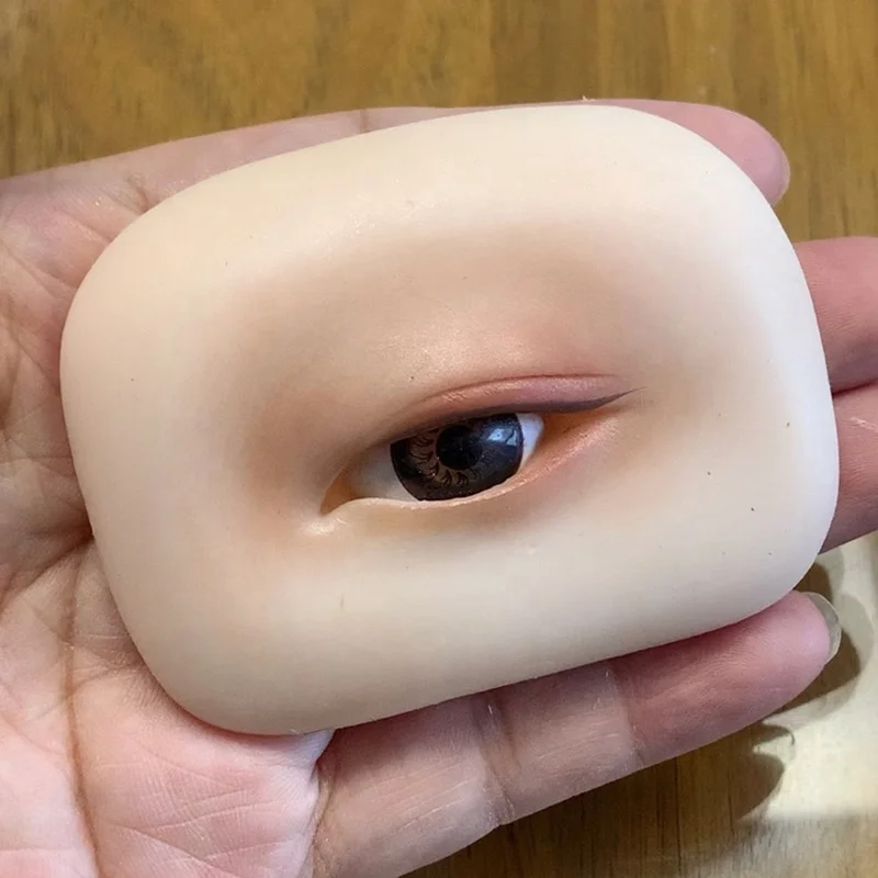 3D Silicone  Popular PMU Accessories Eyes Practice Skin Really Human Semi Permanent Makeup Tattoo for Microblading Practice Skin