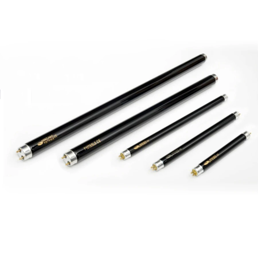 365nm Peak Wave Black Tube Ultraviolet Germicidal Lamp T5  T8 15W UV Bactericidal Lamp UVC Light