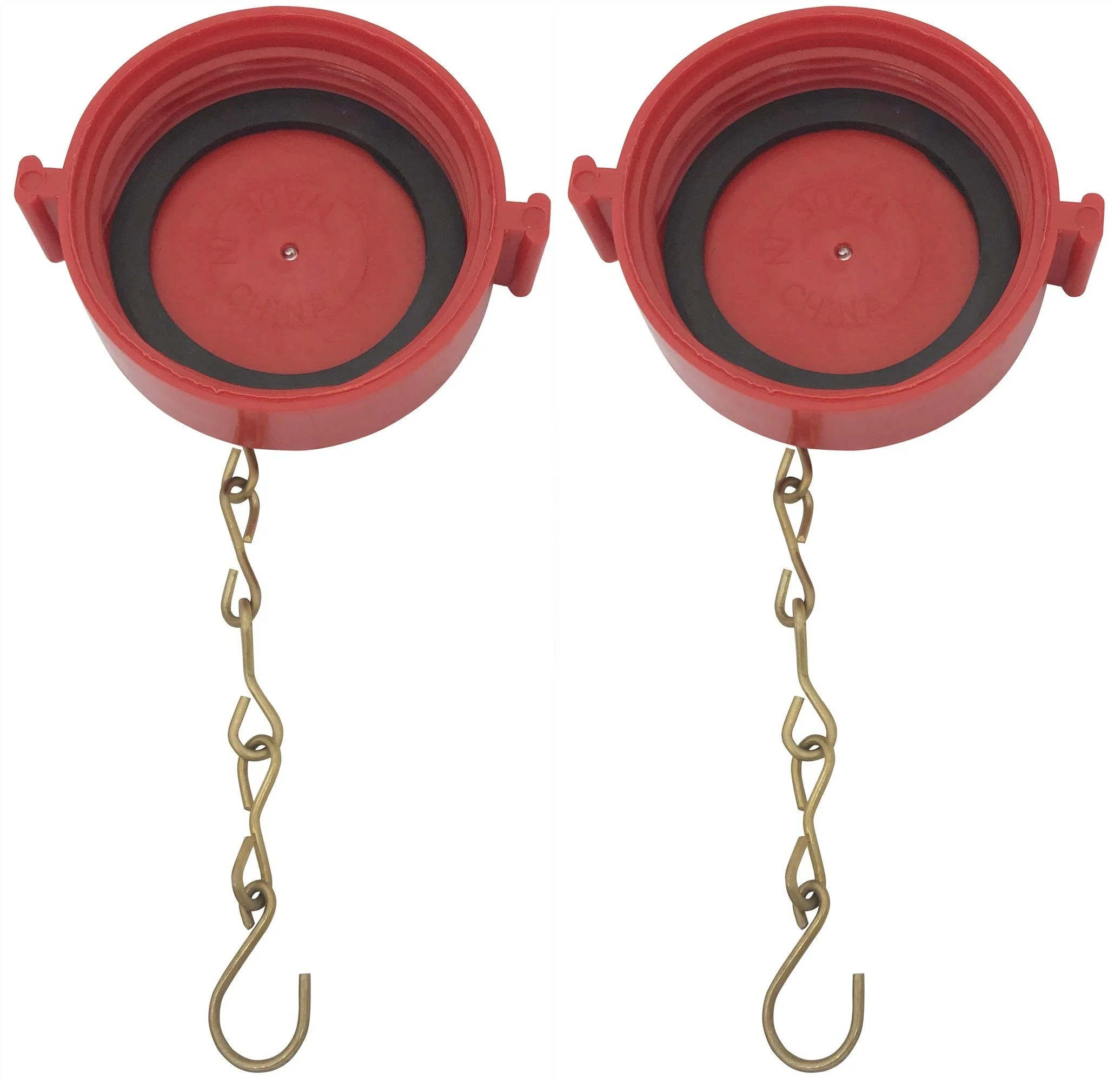 NH/NST Plastic Fire Hose Connection Standpipe Fitting and Chain Red Plastic Anti Theft FDC  Fire Equipment