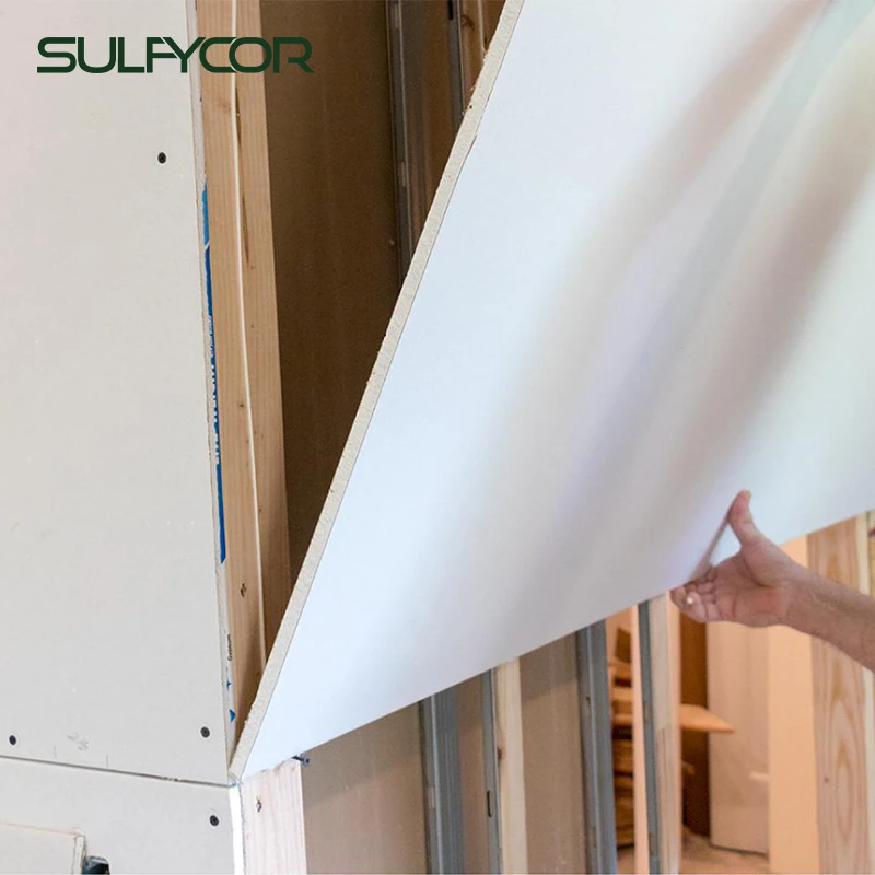Lightweight tile backer board 6mm 12mm magnesium sulfate board MgO interior wall sheathing magnesium oxide drywall MgSO4 boards